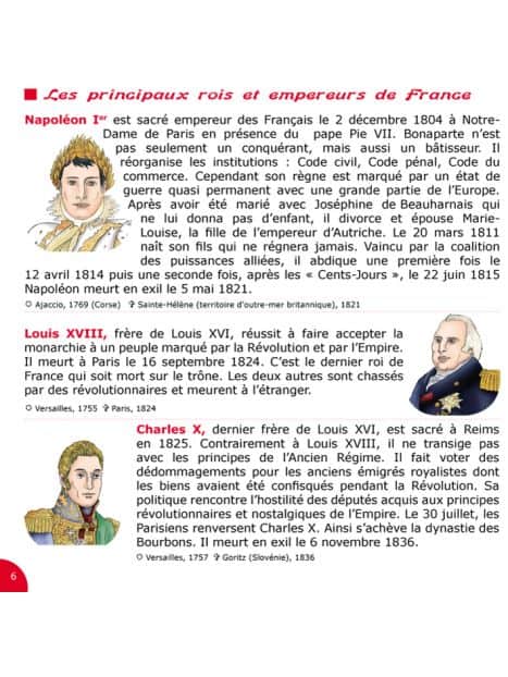 CD Petite histoire de France vol 3 (de Napoléon Ier à nos jours)
