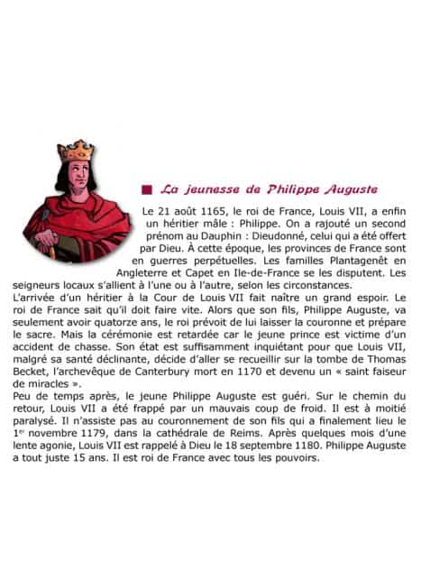 CD Philippe Auguste le roi bâtisseur