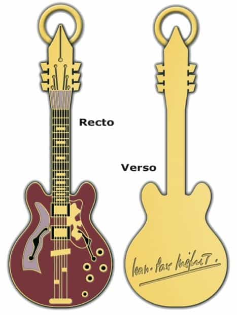 Porte-clés Stylo-guitare Jean-Pax Méfret
