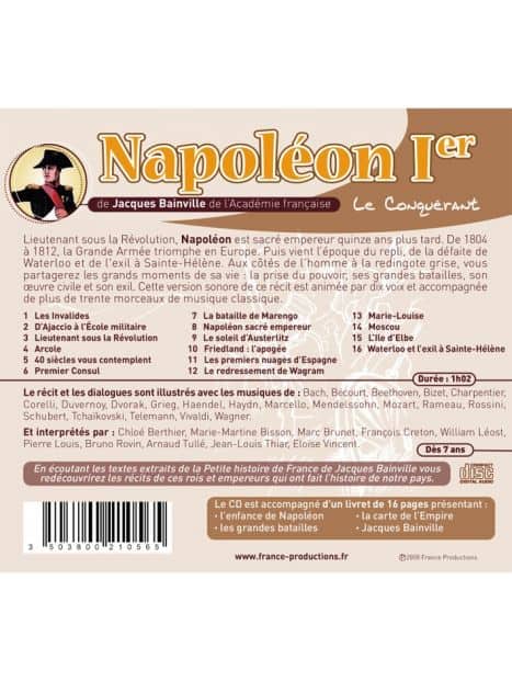 CD Napoléon Ier le Conquérant