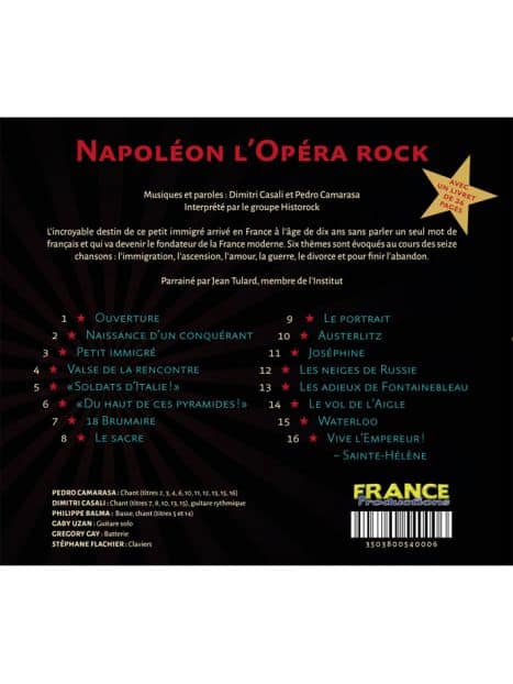 Dimitri Casali - Napoléon l'opéra rock