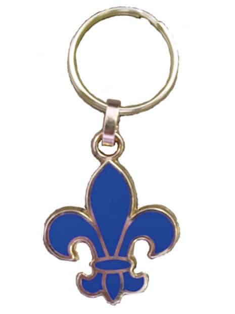 Porte-clef Fleur de Lys