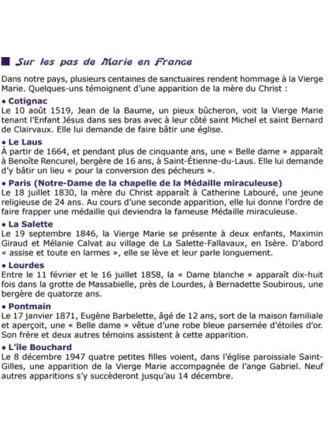 CD Sainte Vierge Marie