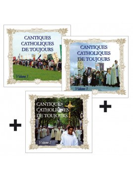 3 CD Cantiques catholiques de toujours