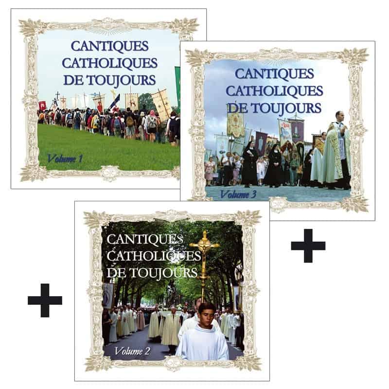 3 CD Cantiques catholiques de toujours