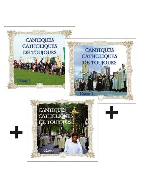 3 CD Cantiques catholiques de toujours