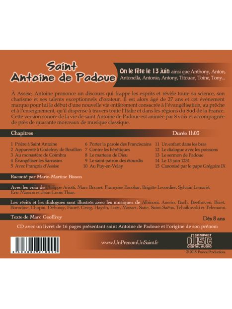 CD Saint Antoine de Padoue