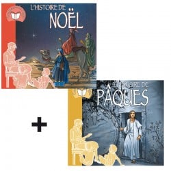 2 CD L'histoire de Pâques et L'histoire de Noël