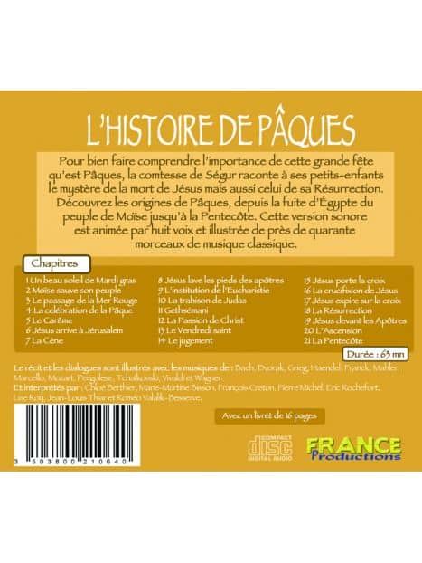 CD L'Histoire de Pâques