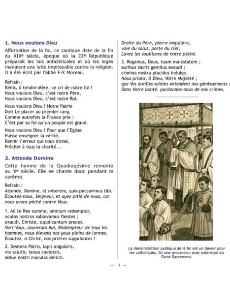 CD Cantiques catholiques de toujours VOL 2