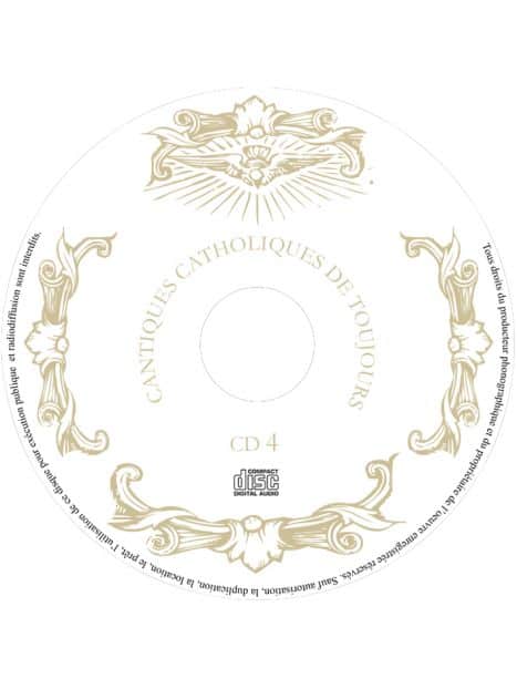 Coffret 4 CD Cantiques catholiques de toujours