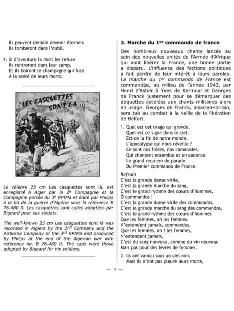 CD Chants des parachutistes