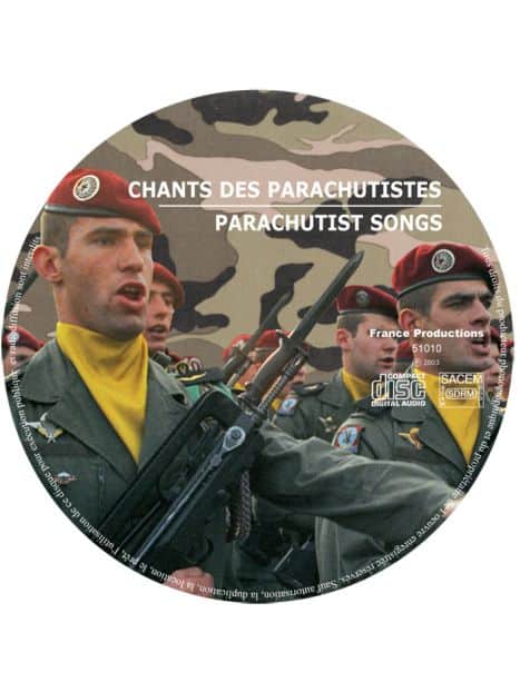 CD Chants des parachutistes