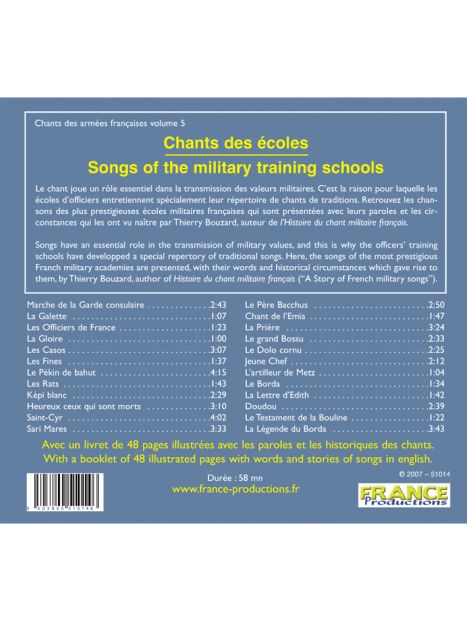 CD Chants des écoles