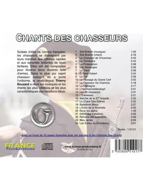 CD Chants des chasseurs