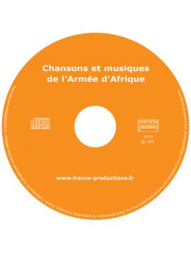 CD Chansons et musiques de l'Armée d'Afrique