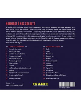 CD Hommage à nos soldats