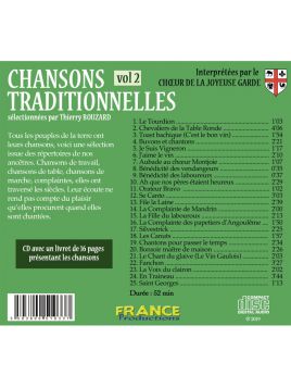CD Chansons traditionnelles volume 2