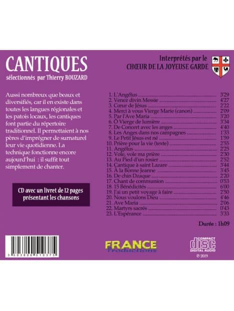 CD Cantiques