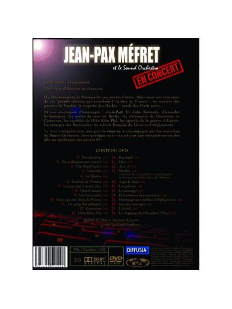 DVD Concert Jean-Pax Méfret "Des grands silences qui entachent l'histoire de France"