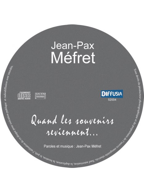 CD Quand les souvenirs reviennent
