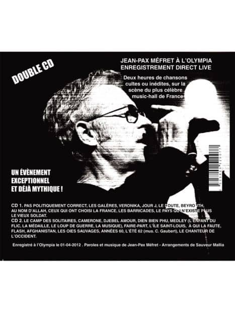 Double-CD Jean-Pax Méfret à l'Olympia