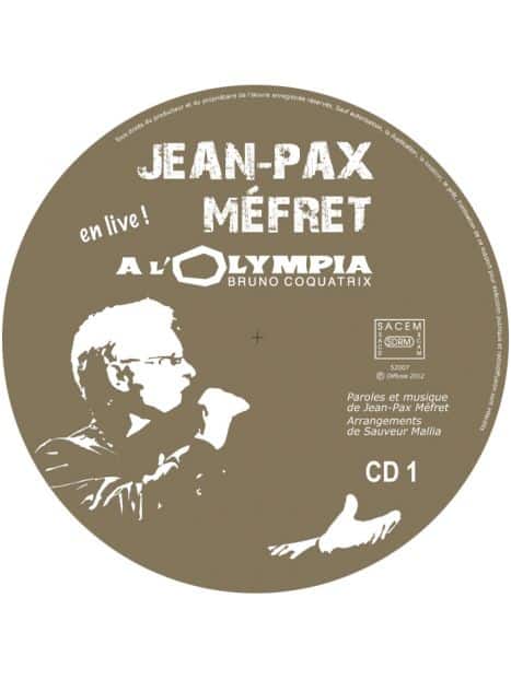 Double-CD Jean-Pax Méfret à l'Olympia