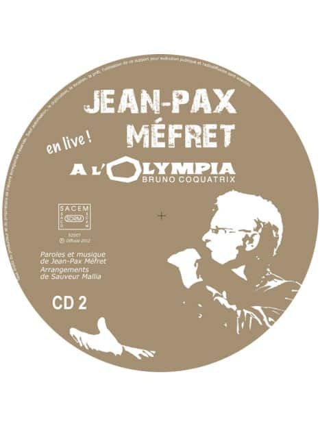 Double-CD Jean-Pax Méfret à l'Olympia
