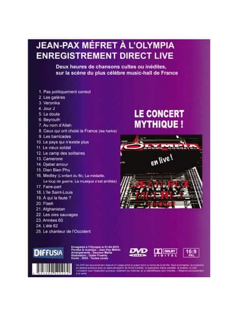 DVD Jean-Pax Méfret à l'Olympia
