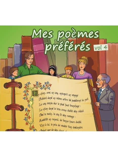 Mes poèmes préférés le lot de 5 CD + le livre