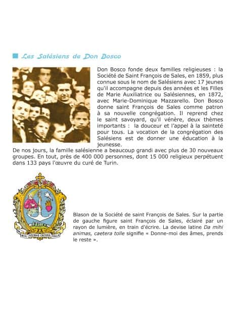 Page intérieure du livret