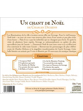 Dos CD Un chant de Noël de Charles Dickens