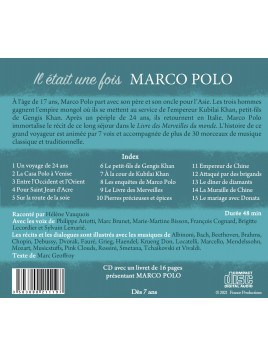 Dos du CD Il était une fois Marco Polo