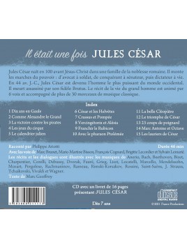 Dos du CD Il était une fois Jules César