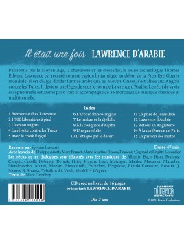 Dos du CD Il était une fois Lawrence d'Arabie