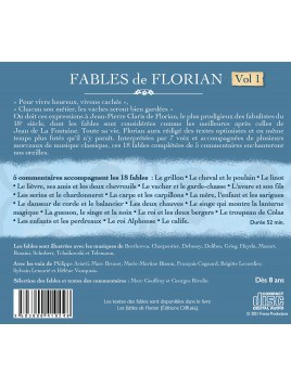 Dos du  CD Fables de Florian vol 1