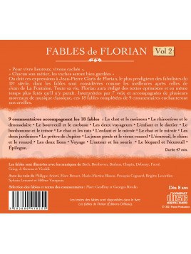Dos du CD Fables de Florian vol 2