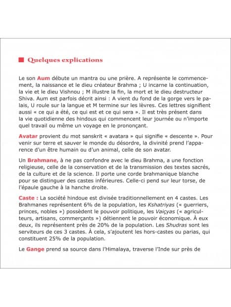 Page intérieure du livret 16 pages