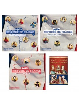 Offre spéciale : 3 CD Petite histoire de France + Jeu des 7 familles (version française)