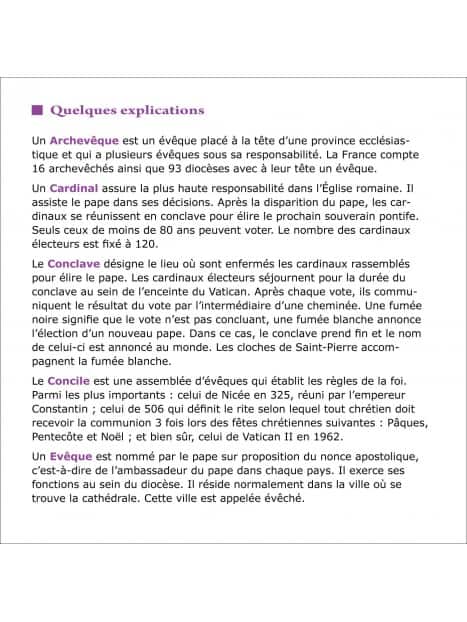 Page intérieure du livret de 16 pages