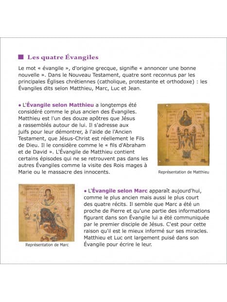 Page intérieure du livret de 16 pages