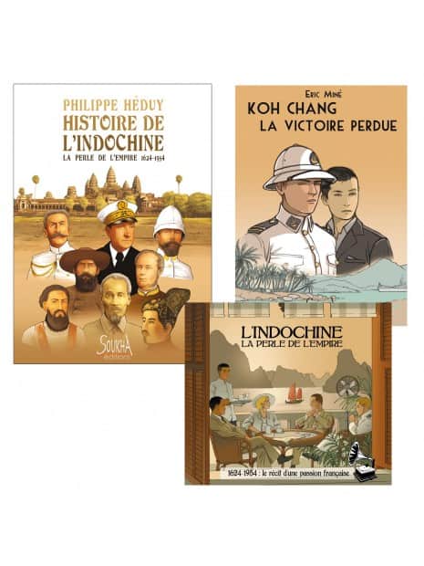 CD Indochine la perle de l'Empire + Koh Chang la victoire perdue + Histoire de l'Indochine