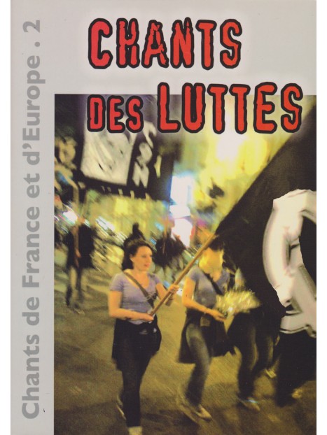 Couverture Chants des luttes de Thierry Bouzard