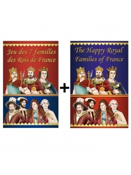 Offre spéciale : 2 Jeux des 7 familles (versions française et anglaise)