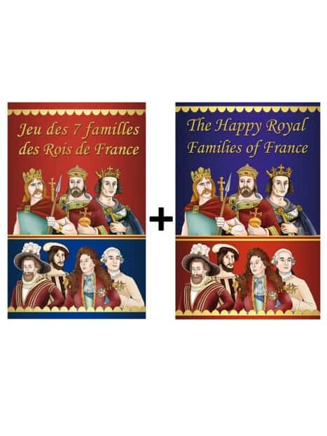 Offre spéciale : 2 Jeux des 7 familles (versions française et anglaise)