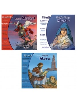 3 CD Sainte Vierge Marie, Saint Michel et Saint Marc (nouveautés)