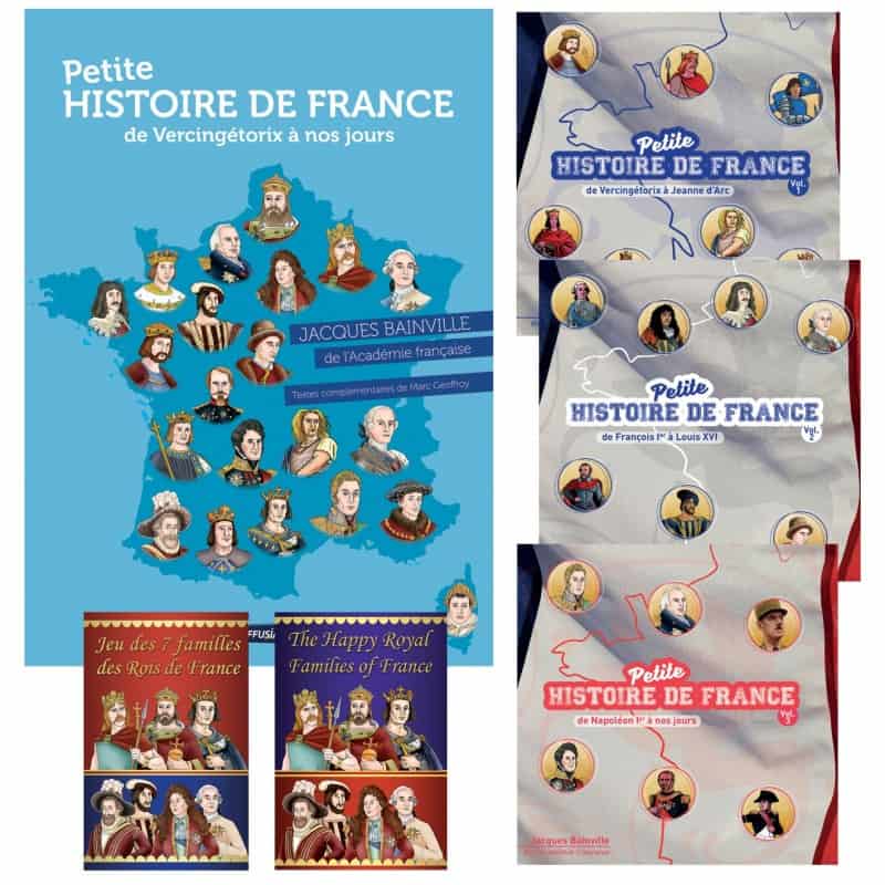 Offre spéciale 1 Livre + 3 CD Petite histoire de France + 2 Jeu des 7 familles