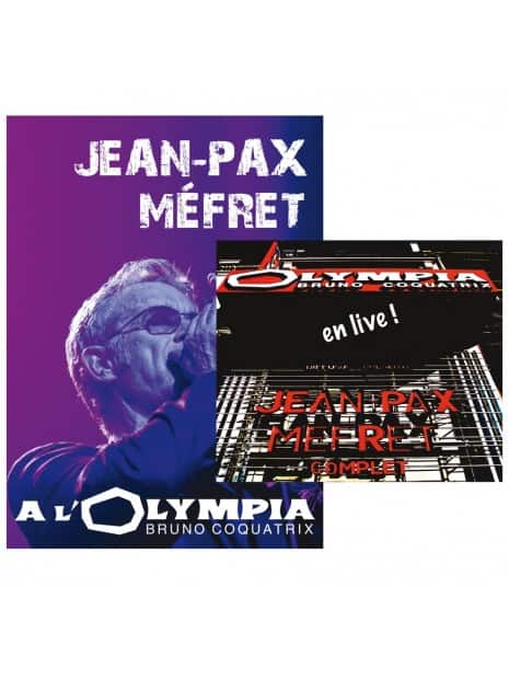 DVD + double CD Jean-Pax Méfret à l'Olympia