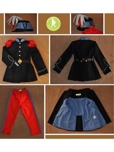 Costume de Saint Cyrien (6 ans - Taille 115-125 cm)  avec Casoar