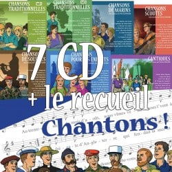 7 CD de chansons de tradition + un recueil